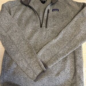 Patagonia Gray Fleece Pullover